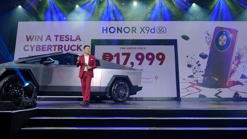 Win a Tesla Cybertruck when you pre-order HONOR X9d 5G
