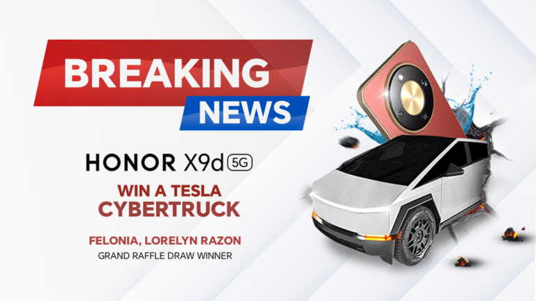 Honor-X9d-5g-buyer-wins-tesla-cybertruck