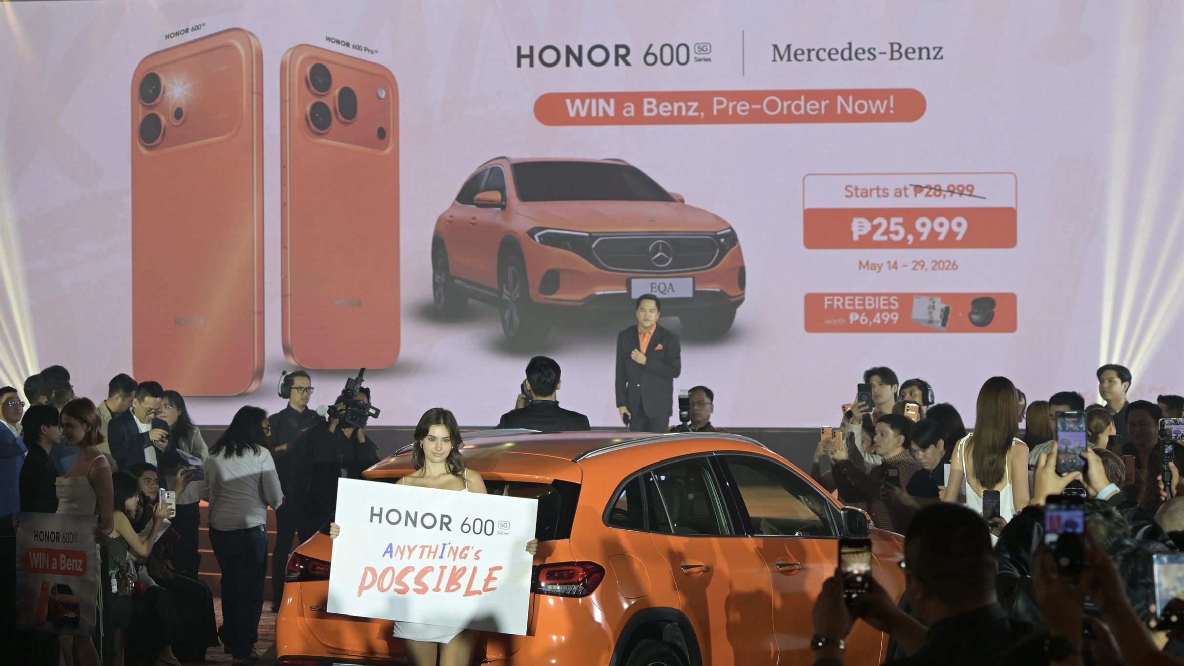 HONOR 600 Win-A-Benz EQA 250