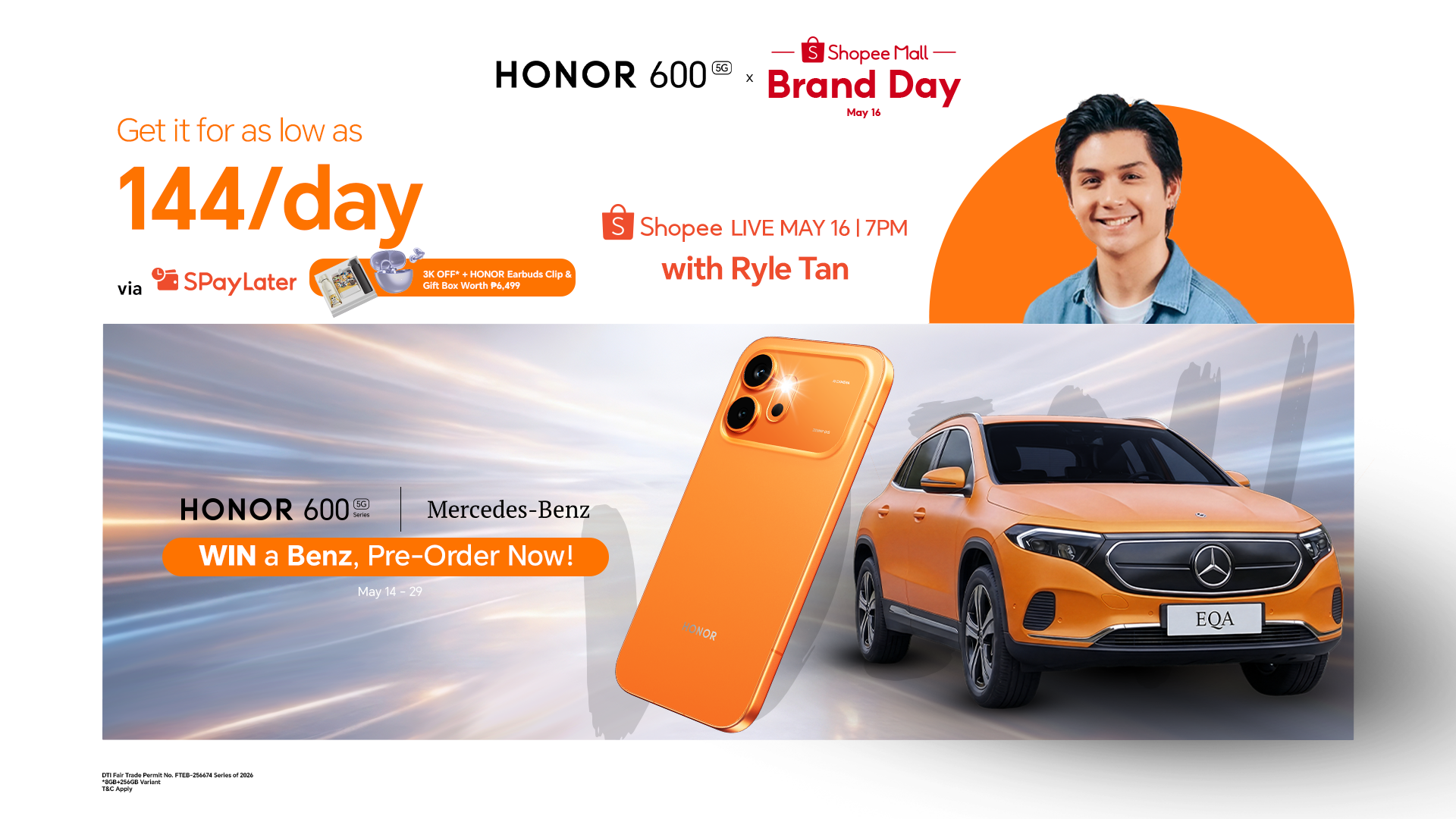 HONOR Shopee Brand Day 2026 PR