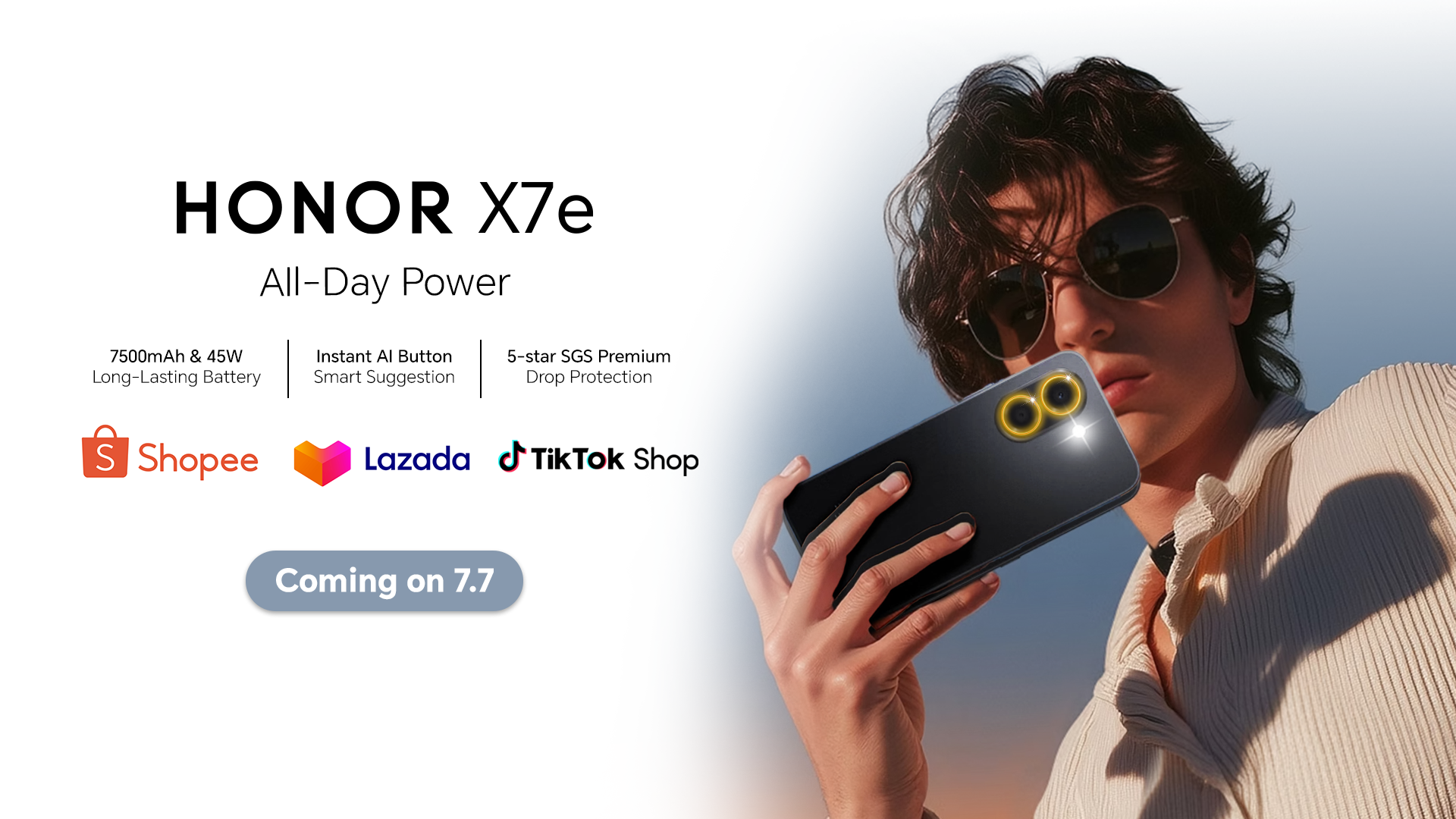HONOR X7e on 7.7 Sale