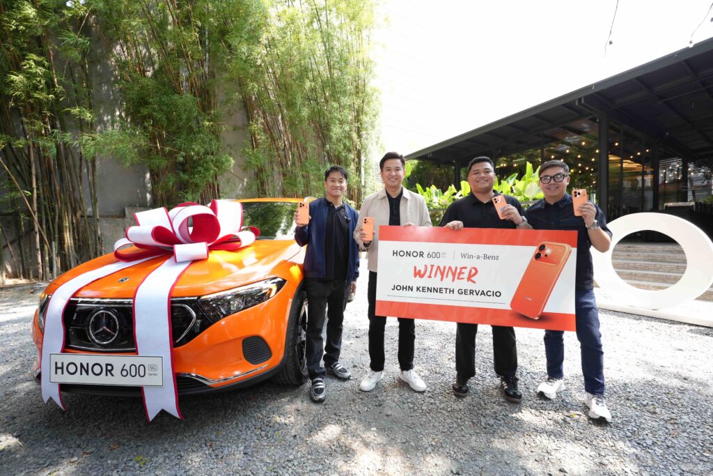 HONOR 600 Win-a-Benz Winner