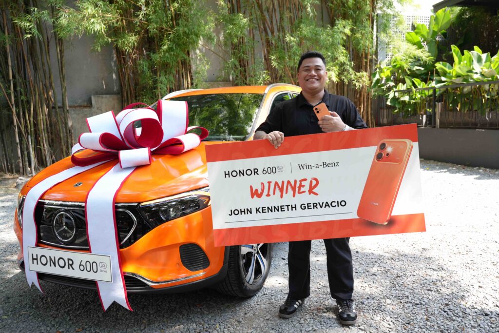 HONOR 600 Win-a-Benz Winner - John Kenneth Gervacio