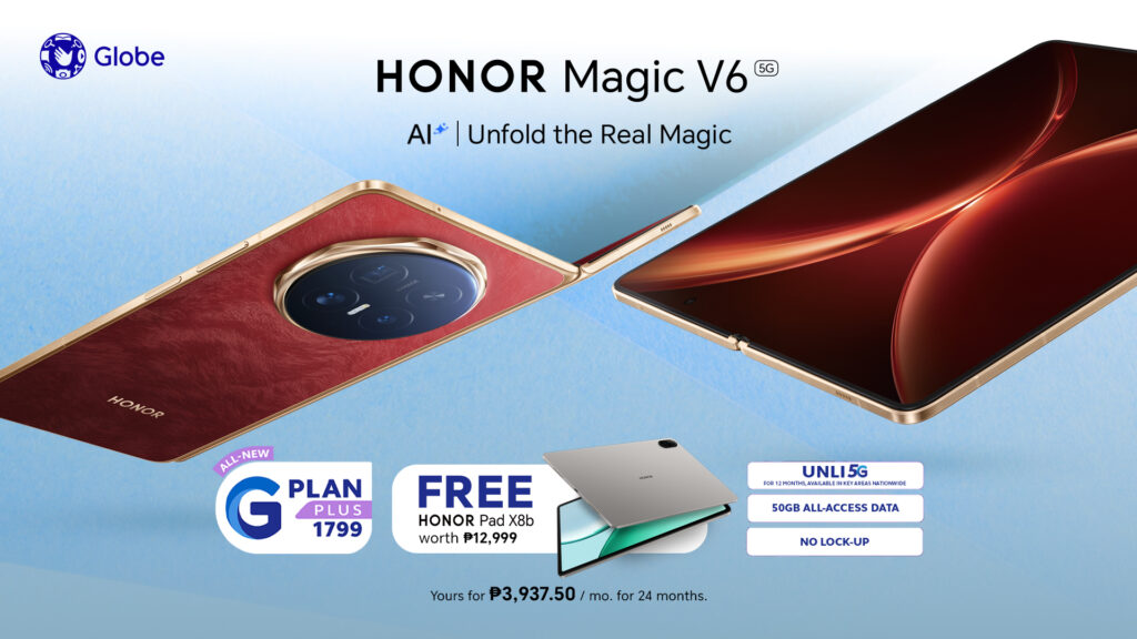 HONOR Magic V6—Available First at Globe Stores Nationwide