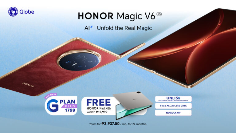 HONOR Magic V6—Available First at Globe Stores Nationwide