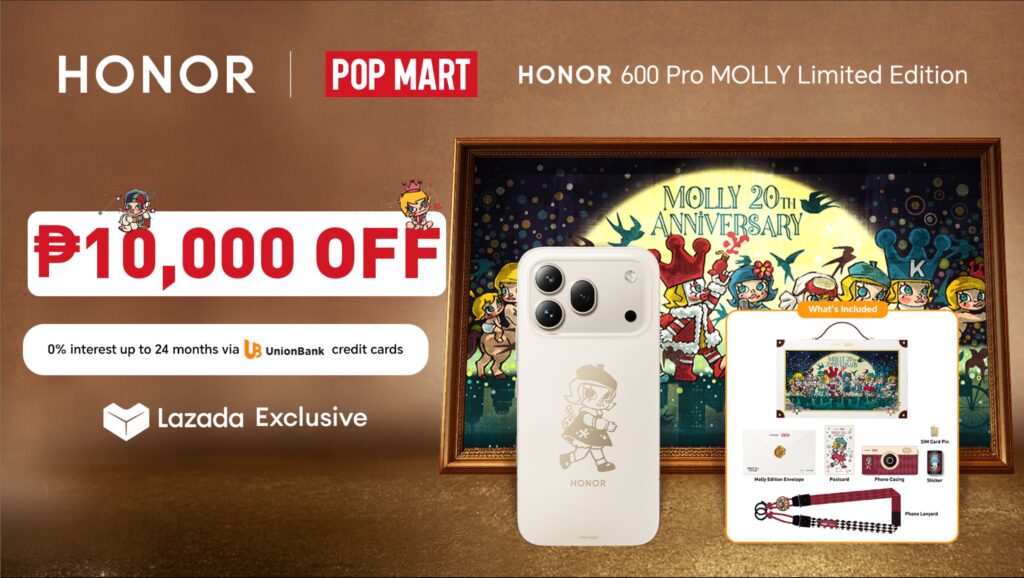 HONOR 600 Pro Molly Lazada Exclusive